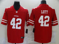 Men's San Francisco 49ers Ronnie Lott Red Game Jersey