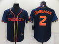 Men's Houston Astros Alex Bregman Navy Space City Jersey