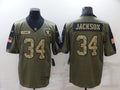 Men's Las Vegas Raiders Bo Jackson Brown Alternate Game Jersey