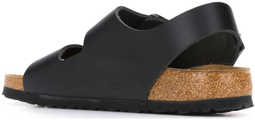 Birkenstock Arizona Soft CMFT Thick Sole Double Buckle 0034193 Black Sandals