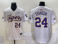 Men's LSU Tigers Anthony Eyanson White Replica Player Jersey