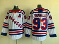 Men's New York Rangers Mika Zibanejad White Player Jersey
