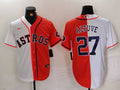 Men's Houston Astros Jose Altuve White/Orange Limited Player Jersey