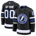Men's Tampa Bay Lightning Fanatics Black Alternate Premium Custom Jersey