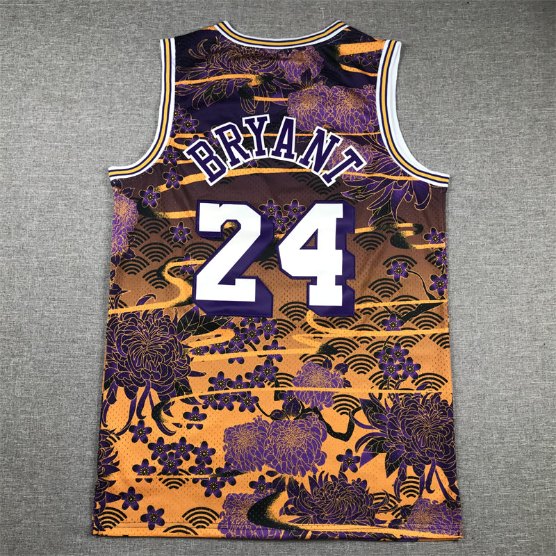 Men's Los Angeles Lakers Kobe Bryant Year of Rabbit Edition Hardwood Classics Swingman Jersey