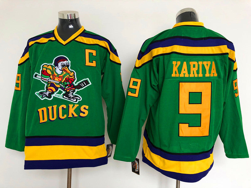 Men's Anaheim Ducks Paul Kariya Green Breakaway Jersey