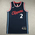 Men's LA Clippers Kawhi Leonard Navy Swingman Player Jersey