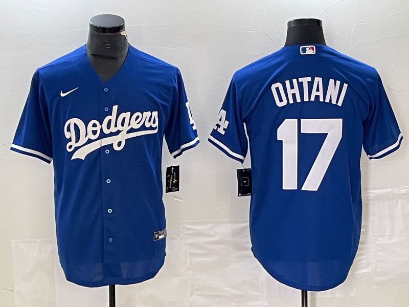 Men's Los Angeles Dodgers Shohei Ohtani Blue Replica Game Jersey