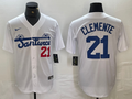 Men's Santurce Crabbers Roberto Clemente White Puerto Rico Baseball Jersey