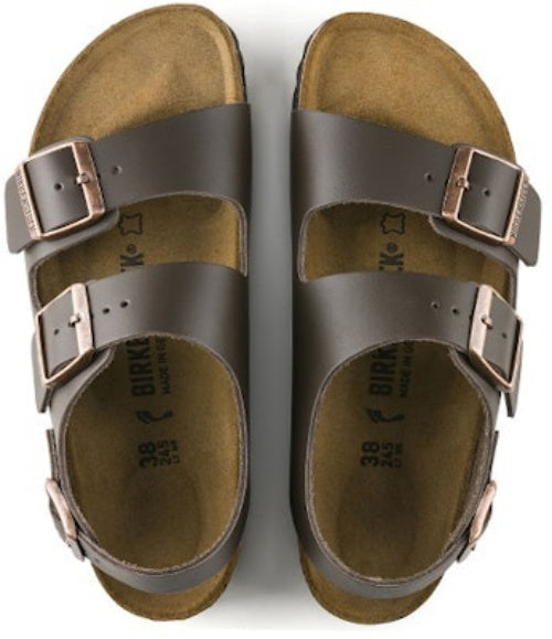 Birkenstock Milano 34101 Brown Leather Sandals
