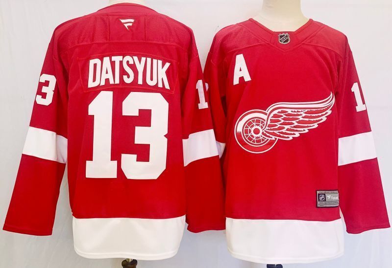 Men's Detroit Red Wings Pavel Datsyuk Fanatics Red Player Jersey