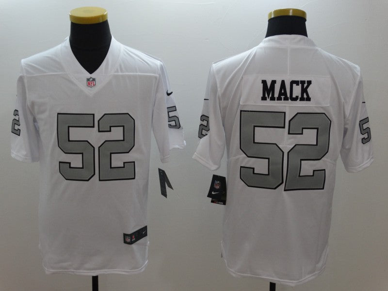 Men's Las Vegas Raiders Khalil Mack White Player Game Jersey