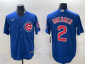 Men's Chicago Cubs Nico Hoerner Royal Limited Player Jersey