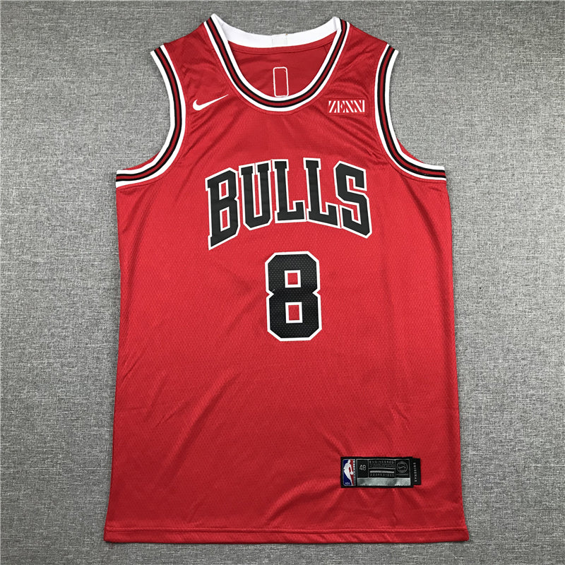 Men's Chicago Bulls Zach LaVine Red Fast Break Player Jersey