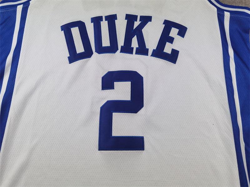 Men's Duke Blue Devils Cooper Flagg White Replica Basketball Jersey
