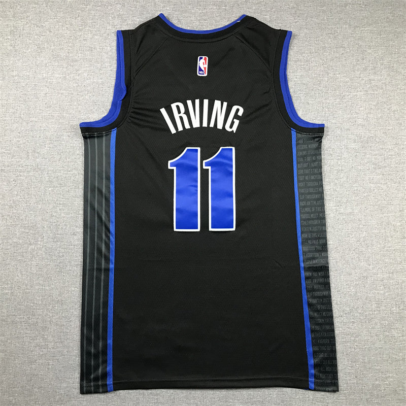 Men's Dallas Mavericks Kyrie Irving Black 2023/24 Swingman Jersey - City Edition