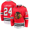 Men's Chicago Blackhawks Sam Lafferty Fanatics Red Home Breakaway Jersey