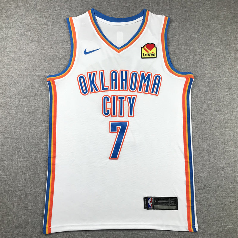 Men's Oklahoma City Thunder Chet Holmgren White Swingman Jersey - Association Edition