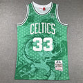 Men's Boston Celtics Larry Bird Green Year of Dragon Edition Swingman Jersey