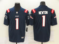 Men's New England Patriots Cam Newton Navy Game Player Jersey