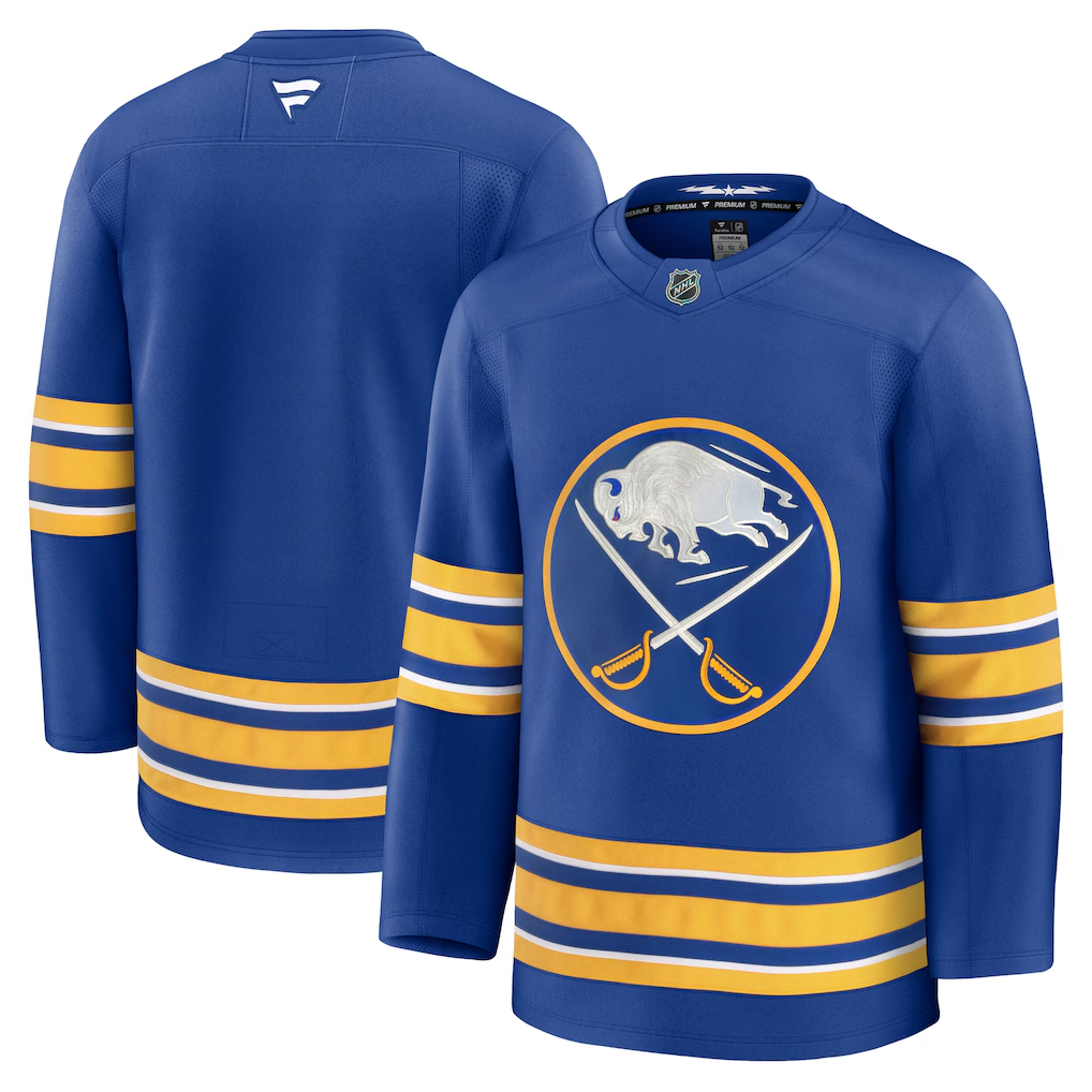 Men's Buffalo Sabres Fanatics Royal Home Premium Blank Jersey