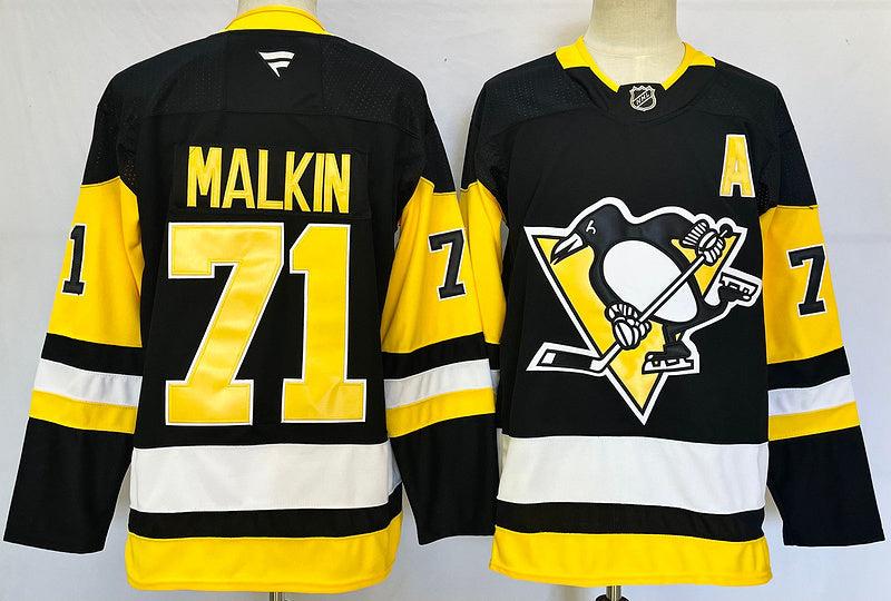 Men's Pittsburgh Penguins Evgeni Malkin Fanatics Black Jersey