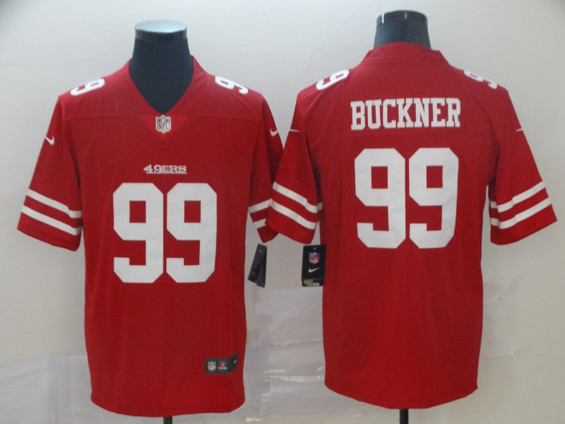Men's San Francisco 49ers DeForest Buckner Red Game Jersey