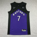 Men's Toronto Raptors Kyle Lowry Black/Purple 2020/21 Swingman Player Jersey