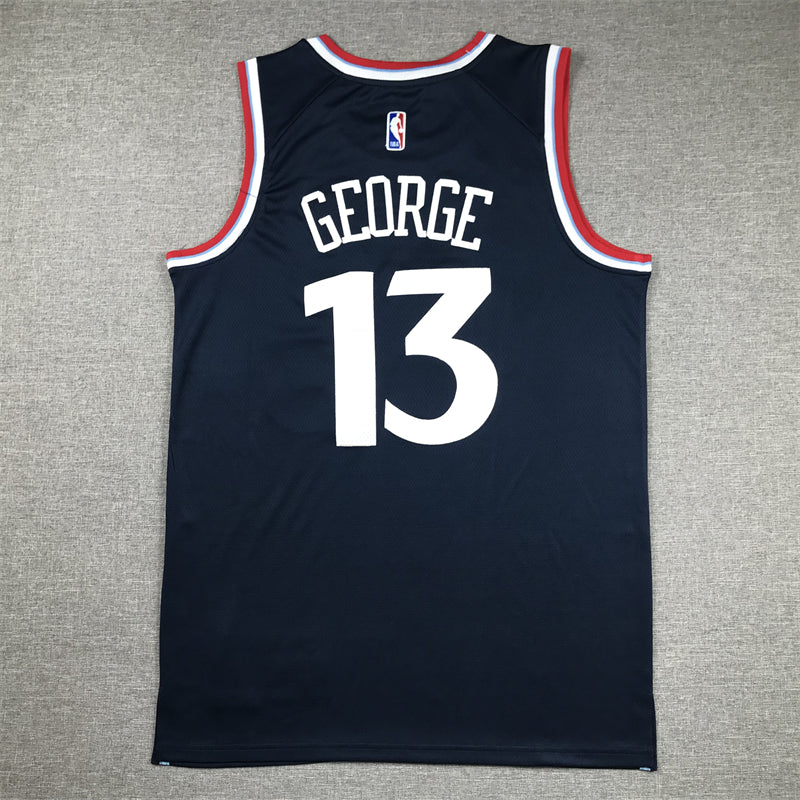 Men's LA Clippers Paul George Navy Swingman Jersey