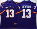 Men's Clemson Tigers Hunter Renfrow Purple Game Jersey