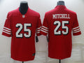 Men's San Francisco 49ers Elijah Mitchell Scarlet Alternate Team Game Jersey