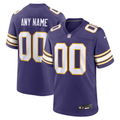 Men's Minnesota Vikings Purple Classic Custom Game Jersey