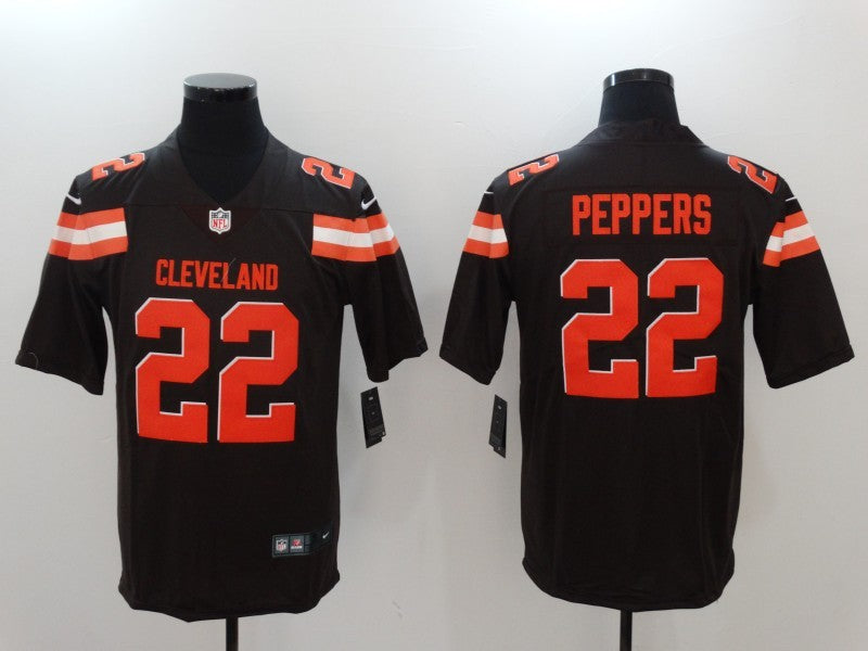 Men's Cleveland Browns Jabrill Peppers Brown Game Jersey