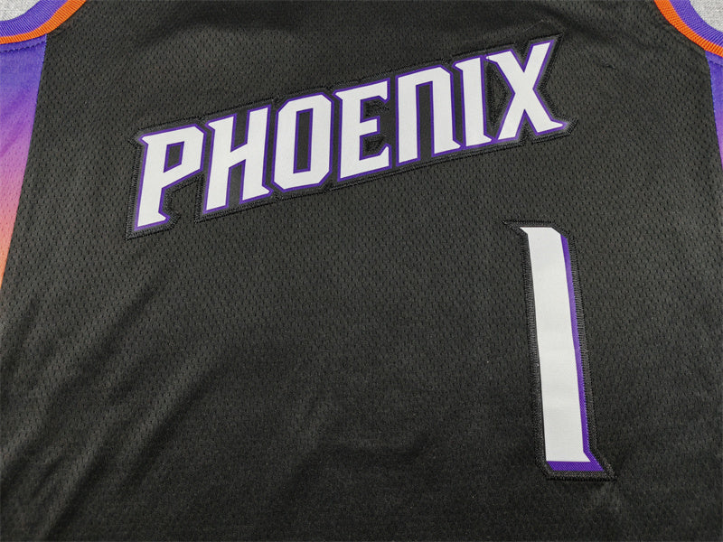 Men's Phoenix Suns Devin Booker Black Swingman Jersey - Statement Edition