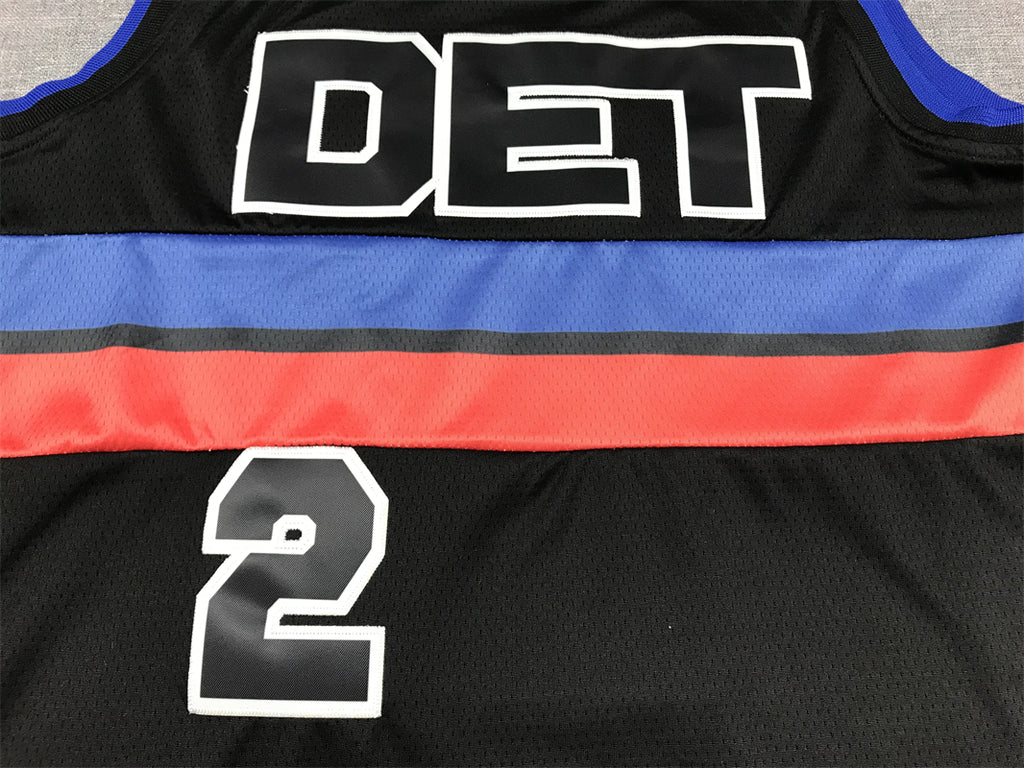 Men's Detroit Pistons Cade Cunningham Black 2022/23 Fast Break Player Jersey - Statement Edition