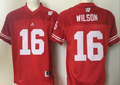 Men's Wisconsin Badgers Russell Wilson Red Player Jersey