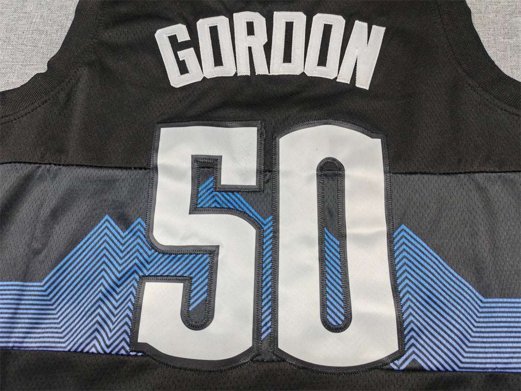 Men's Denver Nuggets Aaron Gordon Black 2023/24 Swingman Jersey - City Edition