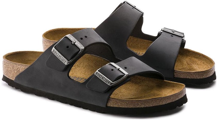 Birkenstock Arizona Oiled Leather 0552111 Black Sandals