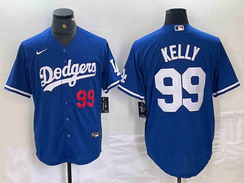 Men's Los Angeles Dodgers Joe Kelly Blue Replica Player Jersey