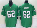 Men's Philadelphia Eagles Jason Kelce Kelly Green Game Jersey
