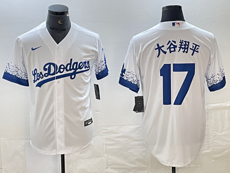 Men's Los Angeles Dodgers Shohei Ohtani White Limited Game Jersey