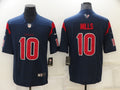 Men's Houston Texans Davis Mills Navy Player Jersey