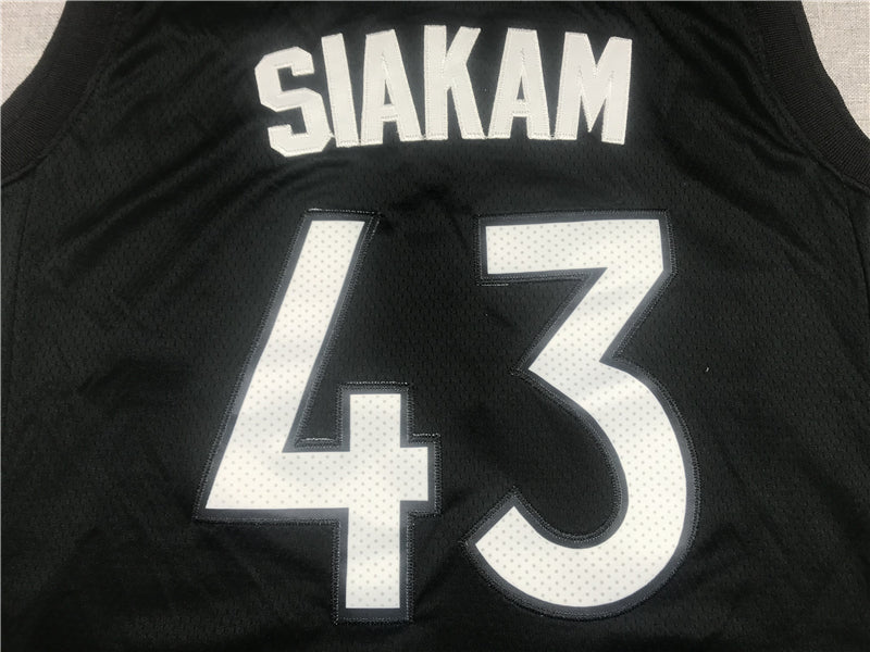 Men's Toronto Raptors Pascal Siakam Black/Purple 2020/21 Swingman Player Jersey