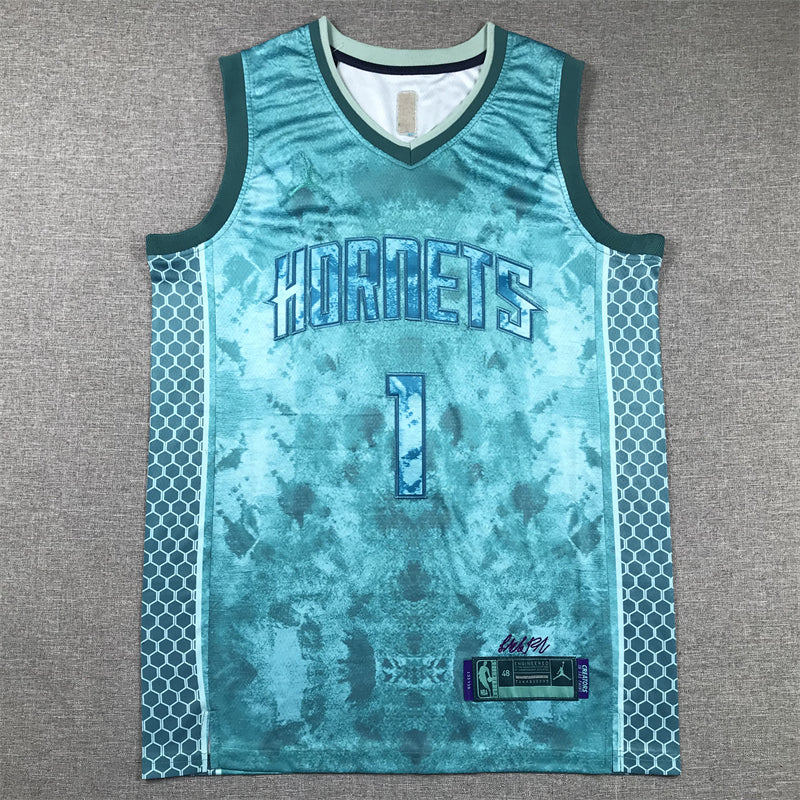 Men's Charlotte Hornets LaMelo Ball Teal Select Series Swingman Jersey