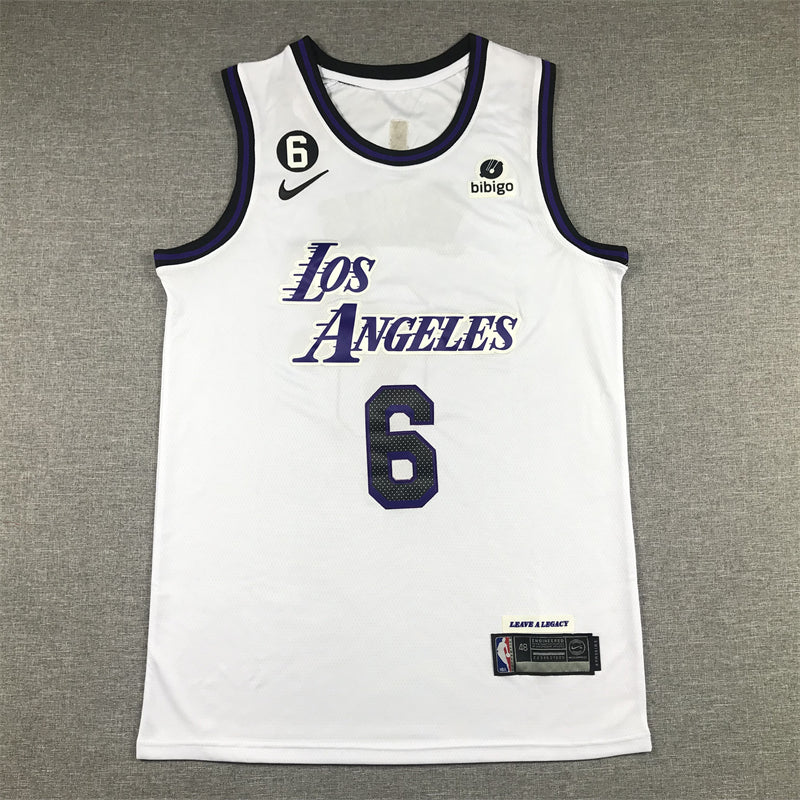 Men's Los Angeles Lakers LeBron James White 2022/23 Authentic Jersey - City Edition
