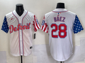 Men's Detroit Tigers Javier Baez White Limited Player Jersey