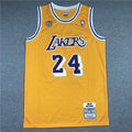 Men's Los Angeles Lakers Kobe Bryant Gold 2007-08 Hardwood Classics Authentic Player Jersey