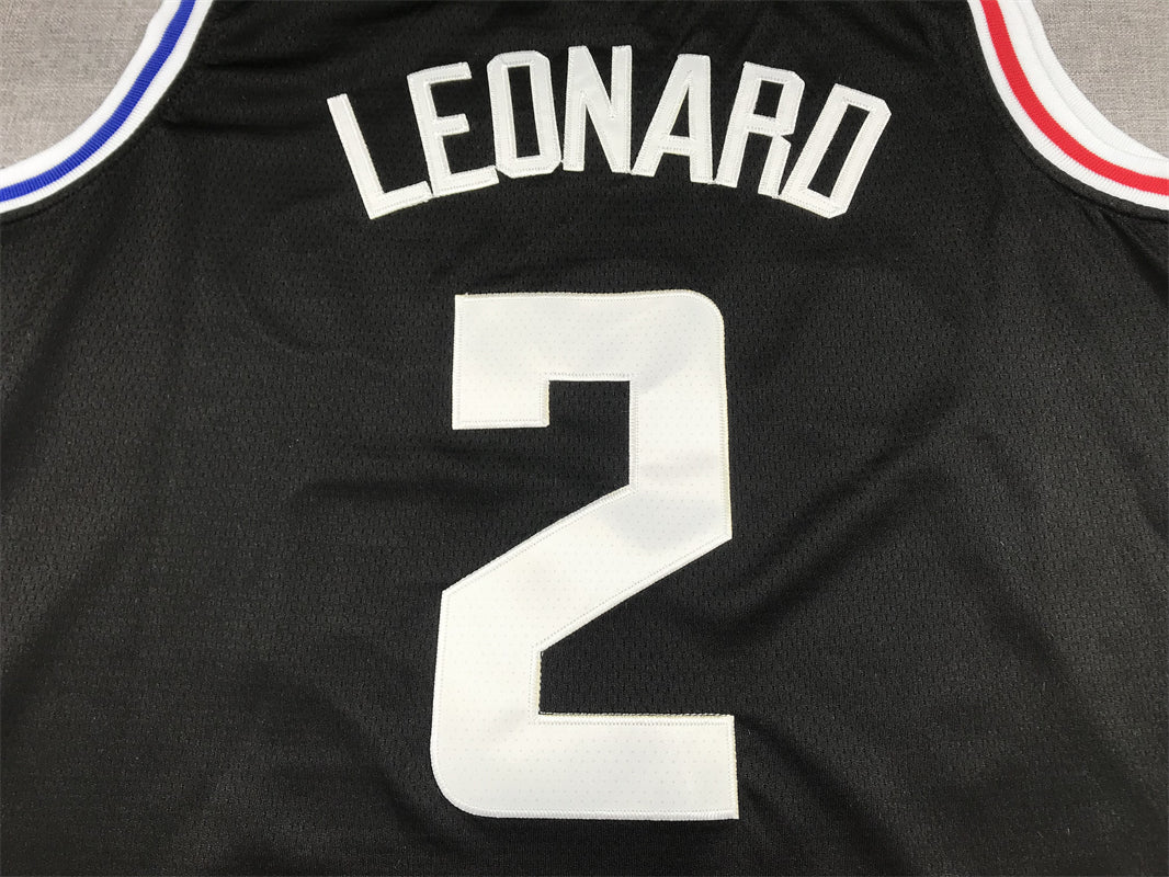 Men's LA Clippers Kawhi Leonard Black 2022/23 Fastbreak Jersey - City Edition