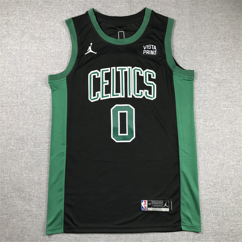 Men's Boston Celtics Jayson Tatum Black 2022/23 Statement Edition Swingman Jersey