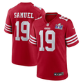 Men's San Francisco 49ers Deebo Samuel Scarlet Super Bowl LVIII Game Jersey